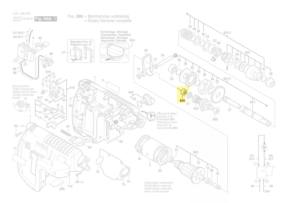 Palier réf. 1 617 000 975 BOSCH